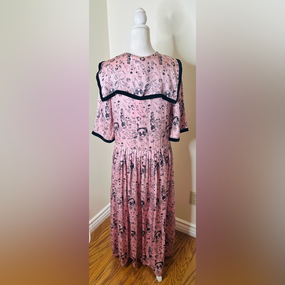 NWT Shrimps SILK MID-LENGTH DRESS UK8 US4 - Picture 4 of 8